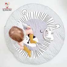 Детское одеяло мультфильм лев Печатный игровой коврик KAMIMI дети ползают ковер детские постельные принадлежности коляска одеяло Детская комната украшения