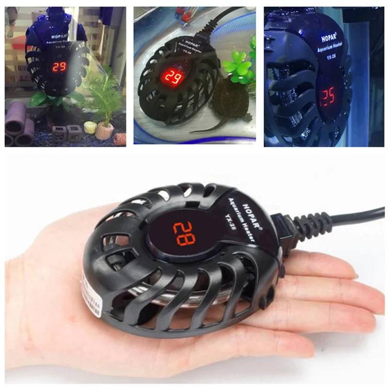 

50W 100W Aquarium Water Heater Thermostat Automatic LED Digital Aquarium Temperature Controller Heater For Fish Turtle Tank