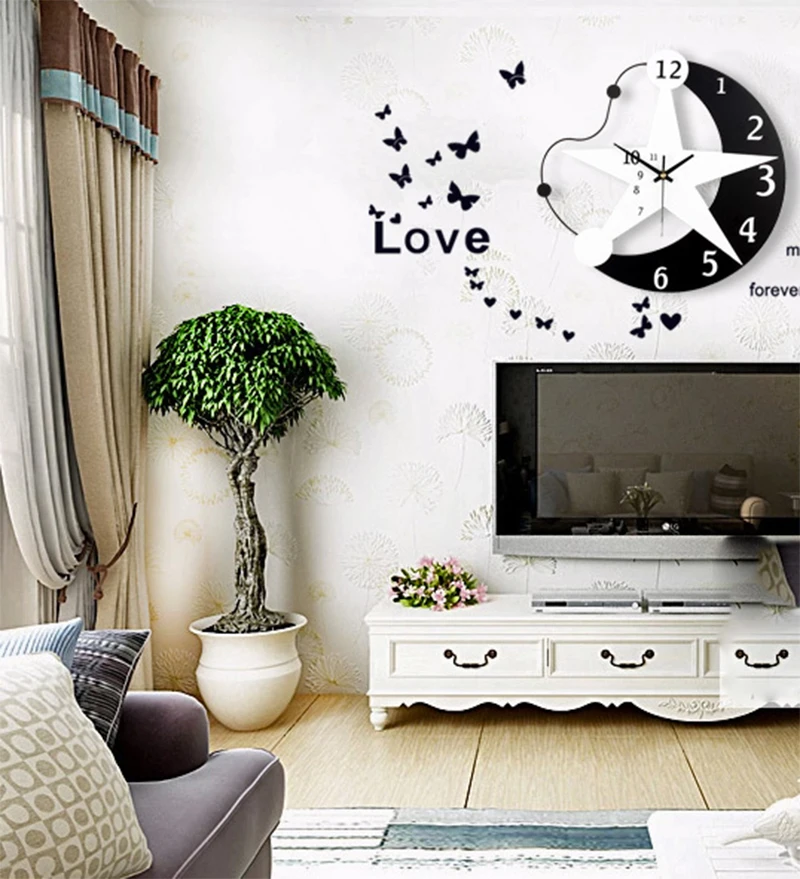  home dekor o clock kiss band clok clock on the wall vintage home decor kitchen sticker wall clocks wall clock modern design clocks for home decor wooden cuckoo clock steven universe queen (15)