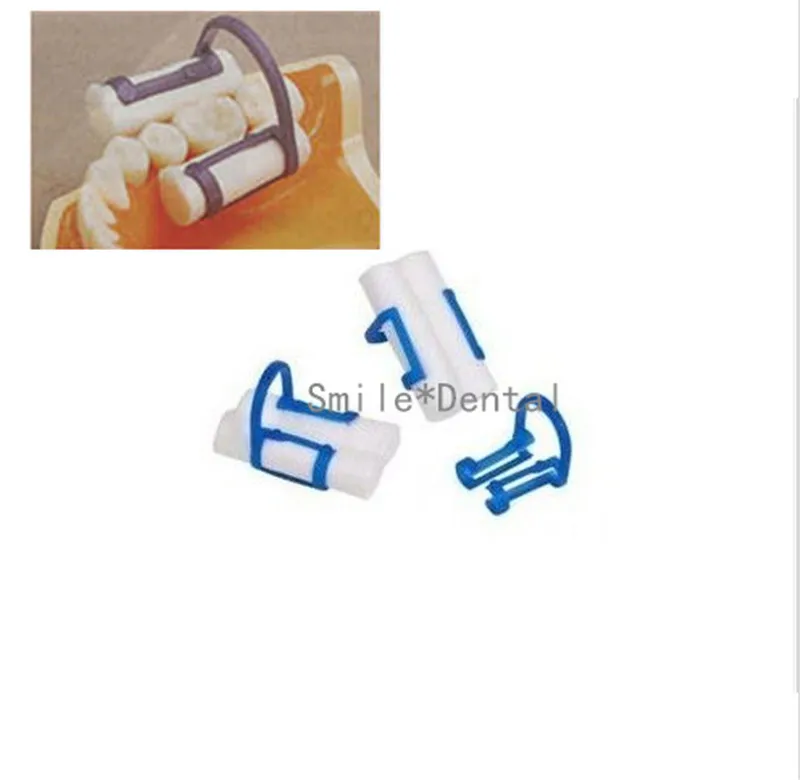 

100pcs Cotton Roll Holder Disposable Clip for Dental Clinic Dental Supplies