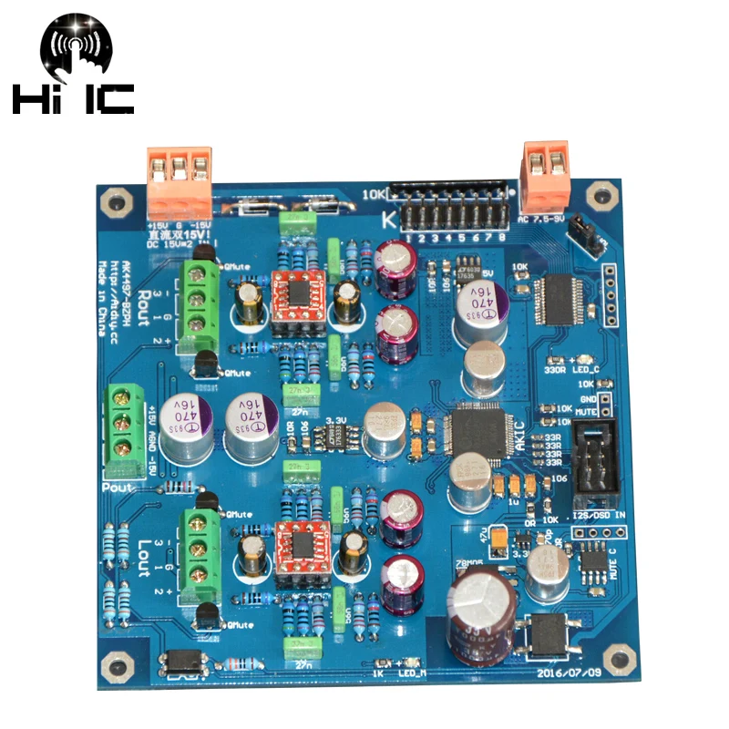 ЦАП декодер AK4497EQ официальная стандартная схема 1 шт. I2S DSD вход полу законченный Diy