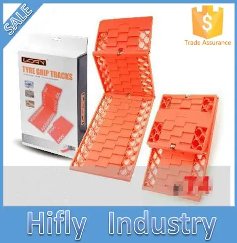 2pcs Set Tyre Grip Tracks Car security Snow Mud Sand rescue Escaper Traction Tracks Mats for