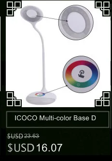 ICOCO 3.5x 12X Светодиодная лампа с увеличительным стеклом и настольной лампой, помощь в ремонтный зажим для рук, подставка для настольного лупа, Прямая