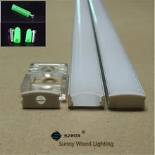 10 компл./лот 40 дюймов 12 светодио дный мм полосы светодиодный алюминиевый профиль светодио дный для светодиодный бар свет светодио дный, LED плоский тонкий алюминиевый канал, лента свет корпус