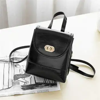 

2019 New Designer Fashion Women Girls Mini Backpack Soft Touch Multi-Function Backpack Female Ladies Crossbody Bag Girl Purse