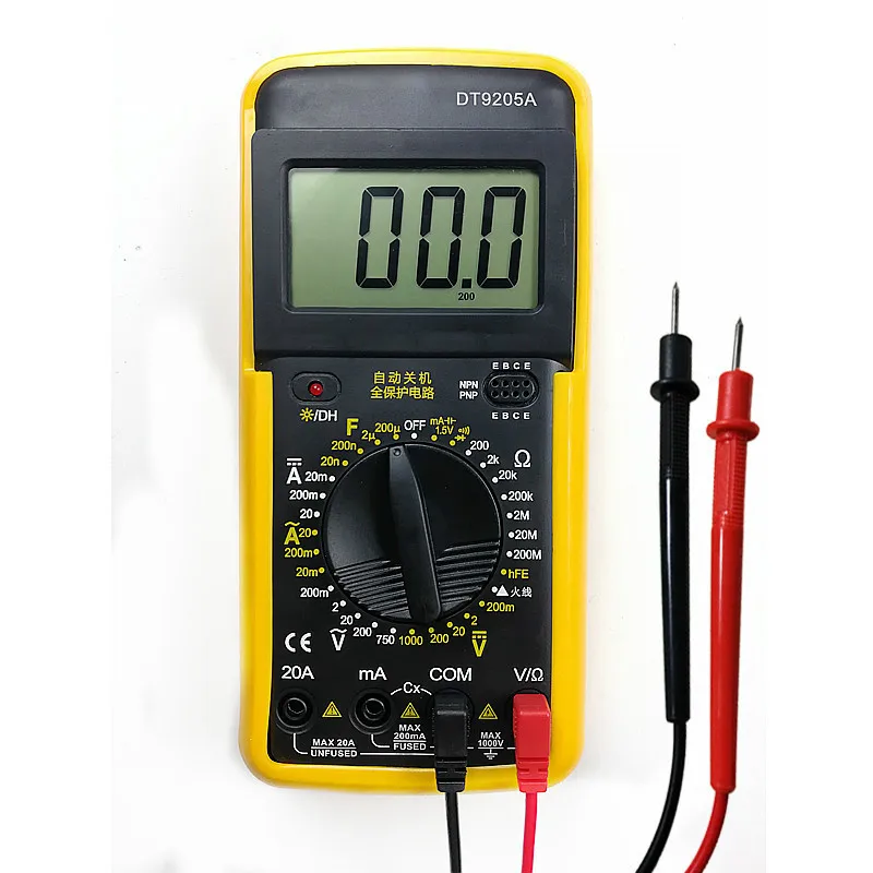 Multimeter Tester digital Multimetro Probes Voltmeter multimeter digital profissional Meter pliers transistor tester multimeter (2)