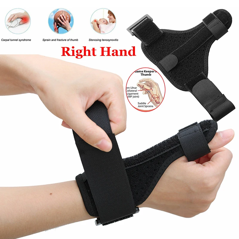 

Neoprene Left or Right Gym Wrist Band Sports Wristband Wrist Support Thumb Brace Splint Adjustable Strap