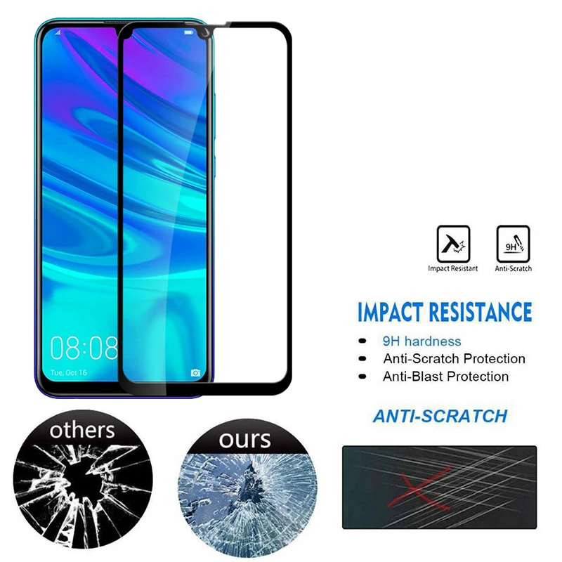 Защитное стекло для huawei p smart 2019 2 шт. стеклянная защита дисплея закаленное