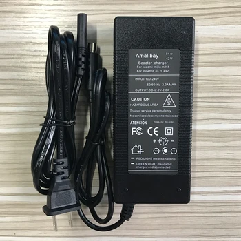 

Electric Skatebaord Charger Battery Adapter 42v 2A for Xiaomi Mijia M365 Electric Scooter Accessories Charger Power Supply