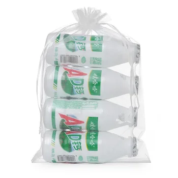 

100pcs 20x30cm Organza Bags baby shower boy gift box candy box packaging wedding favors and gifts transparent bag party favors