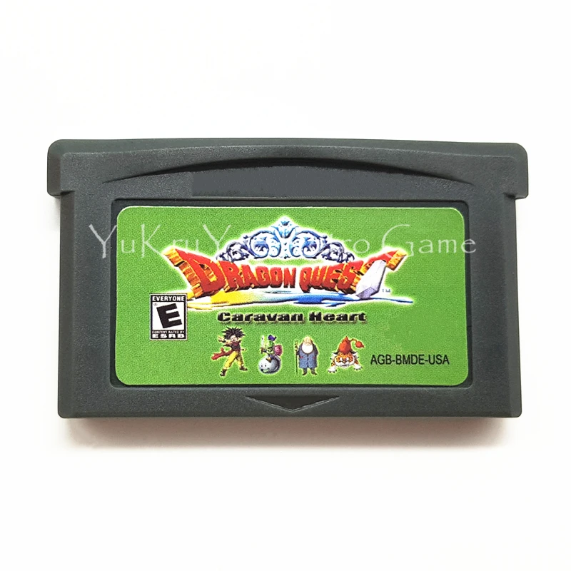 

Dragon Quest Monsters Caravan Heart Video Game Memory Cartridge Card for 32 Bit Console Accessories US Sticker English Language