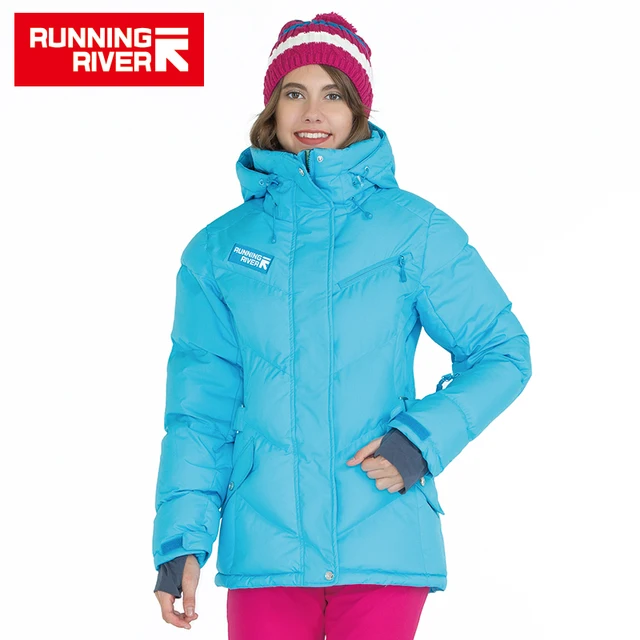 US $115.50 RUNNING RIVER Brand Winter Women Down Jacket 5 Colors 6 Sizes Hiking & Camping Down Jackets Warm Ou