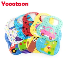 EVA+ губка Мультяшные детские нагрудники с карманом Baberos водонепроницаемая одежда Babador бандана нагрудник Слюнявчики