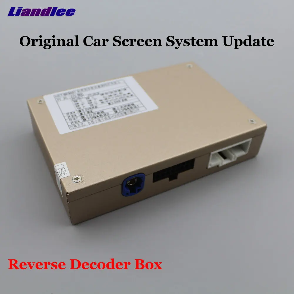 Liandlee оригинальная система обновления экрана для Cadillac ATS камера заднего хода/цифровой декодер/камера заднего вида