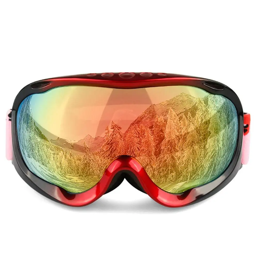 Yfashion, оправа, унисекс, лыжные очки, сноуборд, очки, УФ-защита, снежные очки, шлем, совместимые - Цвет: Красный