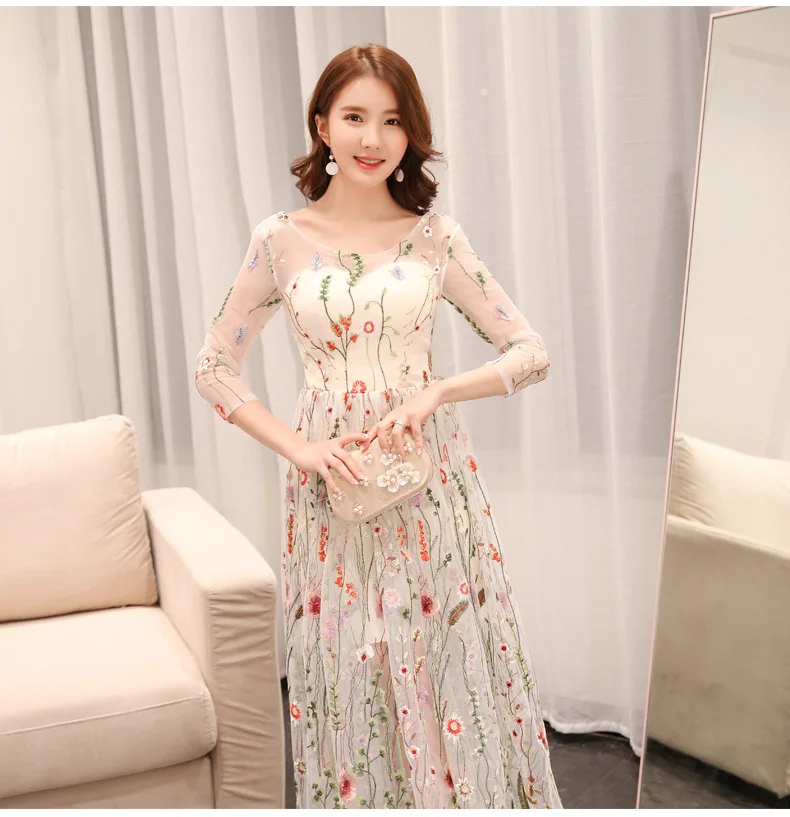 Современный Чонсам длинный Qiapo женское традиционное китайское платье Китайский магазин одежды халат Восточный стиль платья
