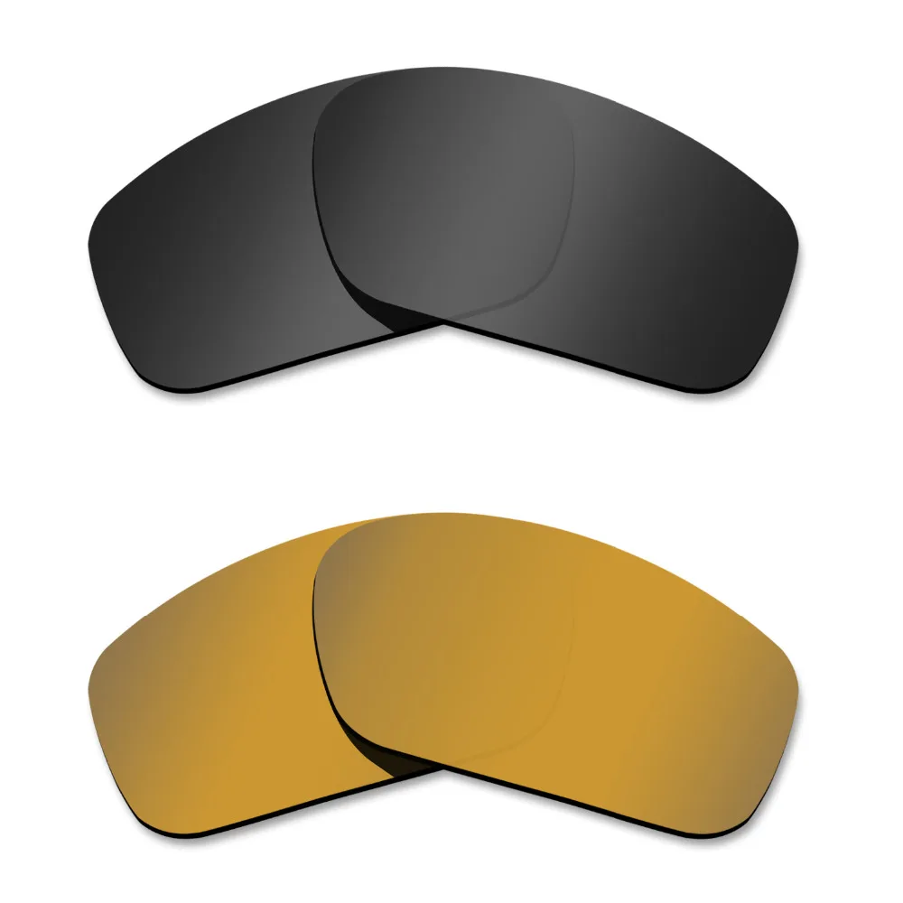 Glintbay 2 пары поляризованных солнцезащитных очков Сменные линзы для Oakley Straightlink Stealth