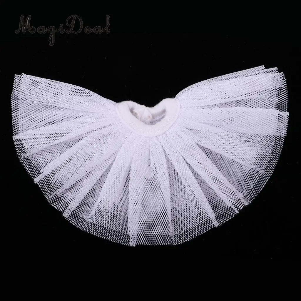 Handmade Beautiful Mesh Skirt for 1/6 BJD Girl Dolls Party Dress Up Clothing Accessories