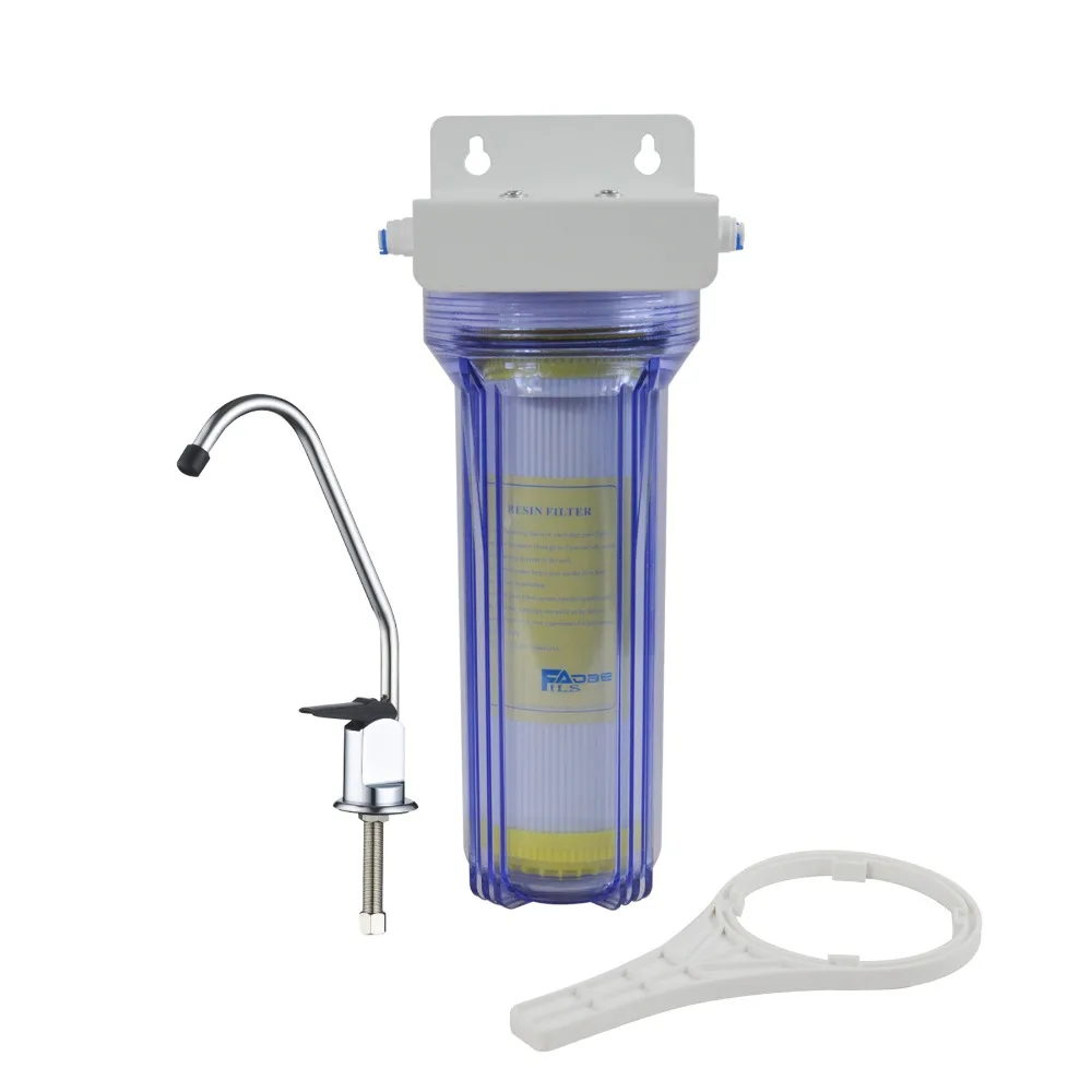 Us 75 0 1 Stage Transparent Under Sink Water Filtration System With 10