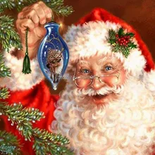 Бросился с ограниченной Наборы Рукоделие Ремесла Рождество цифры дома 5D алмазов картина DIY обратить комплект Украшения в спальню kids50x40cm