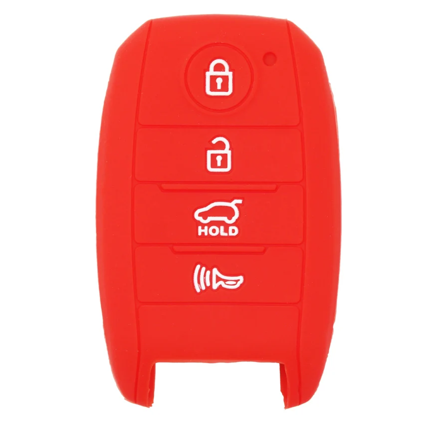 MICOCHE 4 кнопки силиконовые автомобиль Smart Key чехол для KIA Новый Писк K5 2014 2015 2016 K3 k3S K4 optima Sportage Рио Sorento