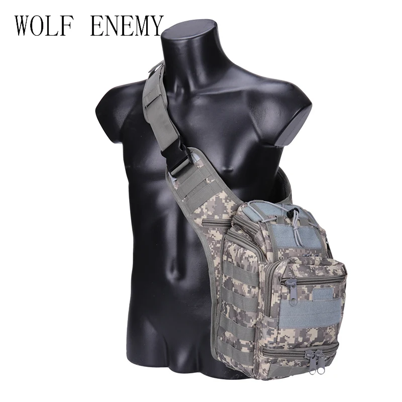 Outdoor Military Tactical Sling Sport Travel Chest Bag Shoulder Bag for Men Women Crossbody Bags ...