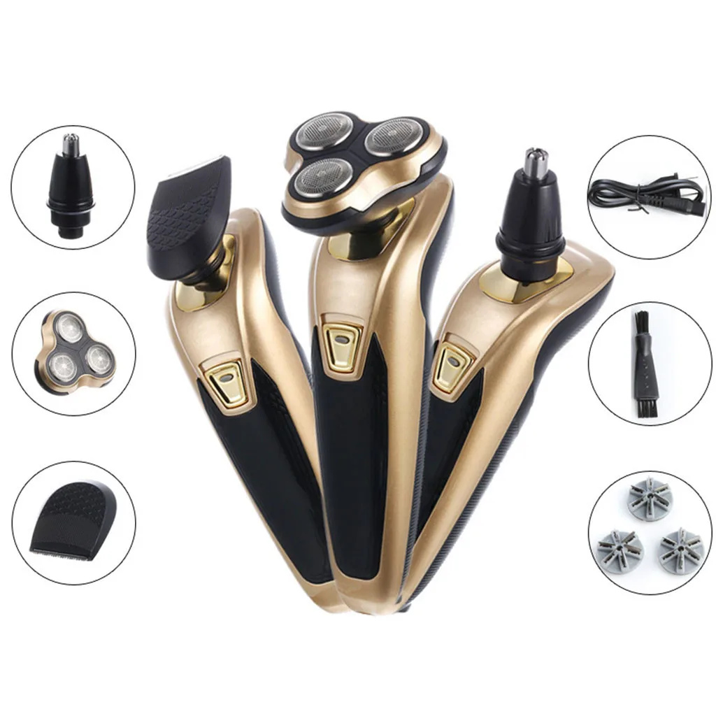 

Men Waterproof Recharger Electric FS3188 Multifunction 3 In1 Electric Shavers Triple Razor
