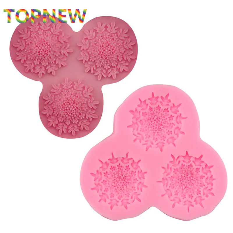Lovely Chrysanthemum Flower Cake Molds for Fondant Jello Jelly Sugar