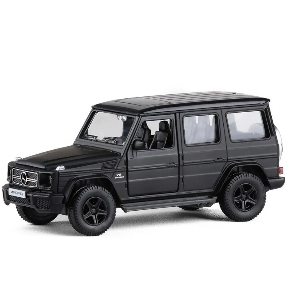 Модель из металлического сплава AMG G63 4 цвета 1:36 с обратной стороной модель