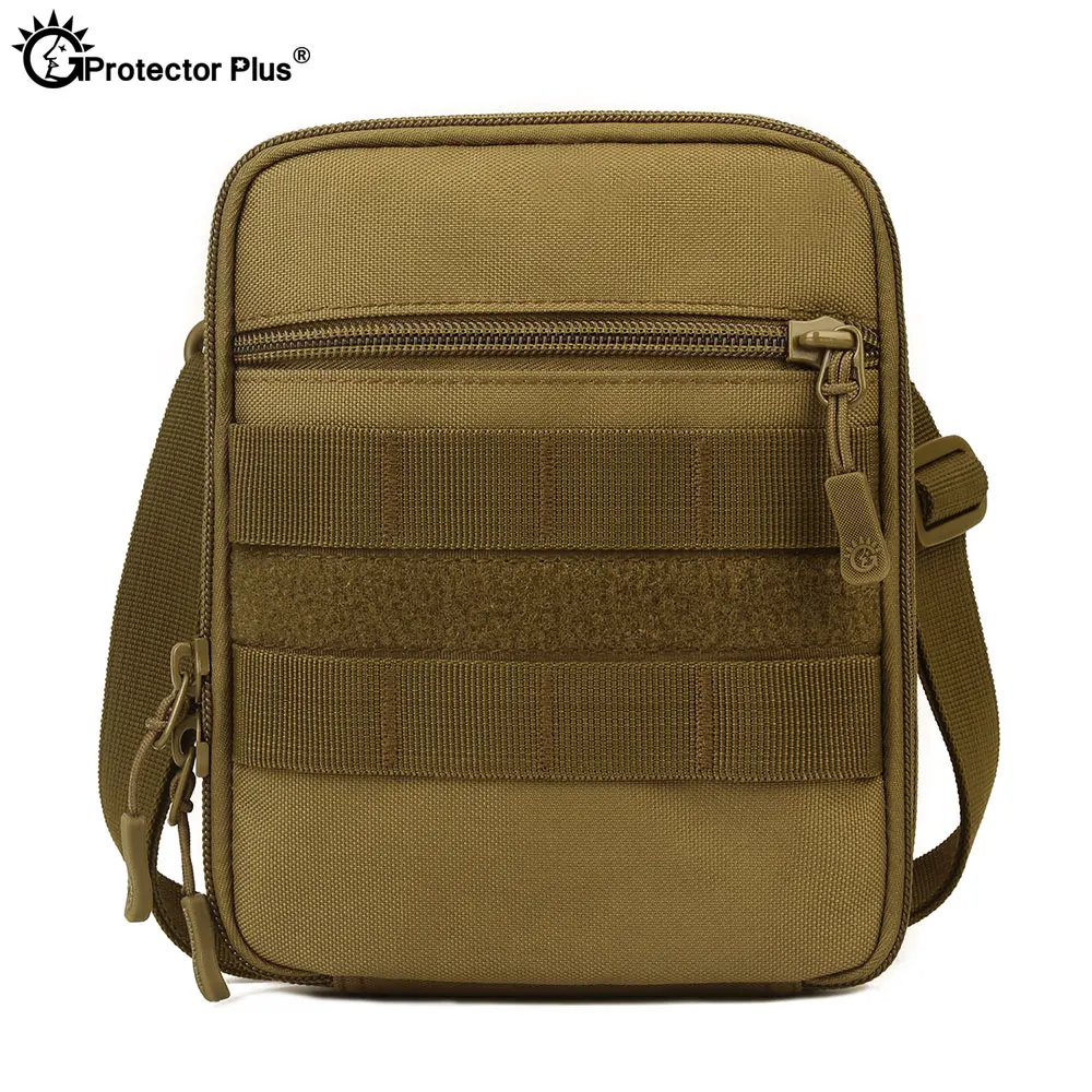PROTECTOR PLUS Molle Tactical Pouch 6 inches mobile phone Bag Hunting Sport Outdoor Hiking Travel Waist bag Nylon Portable