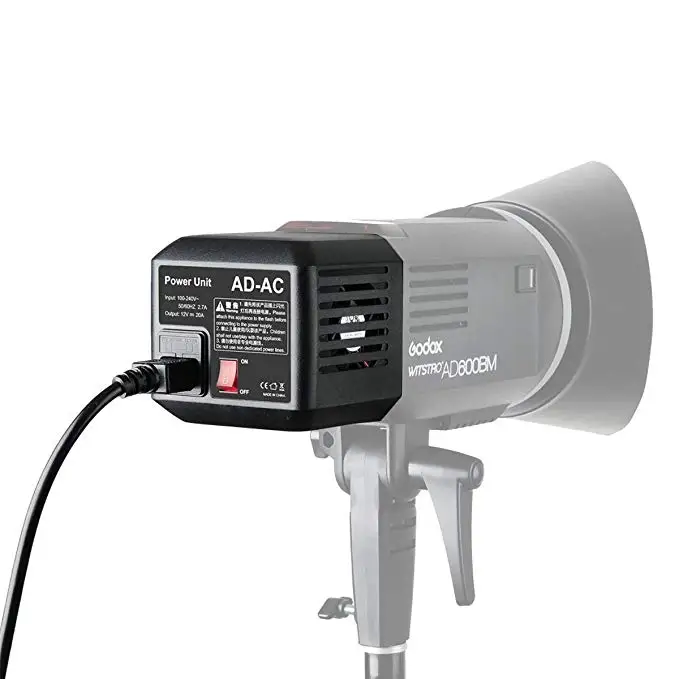 Godox AD AC Адаптер источника питания с кабелем 16 4 '/5 м для AD600 AD600B AD600M AD600BM Flashpoint XPLOR