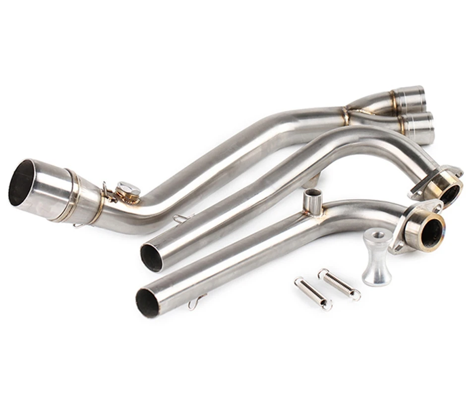 Motorcycle Exhaust Middle Connect Pipe Mid pipe FOR Yamaha T max Tmax