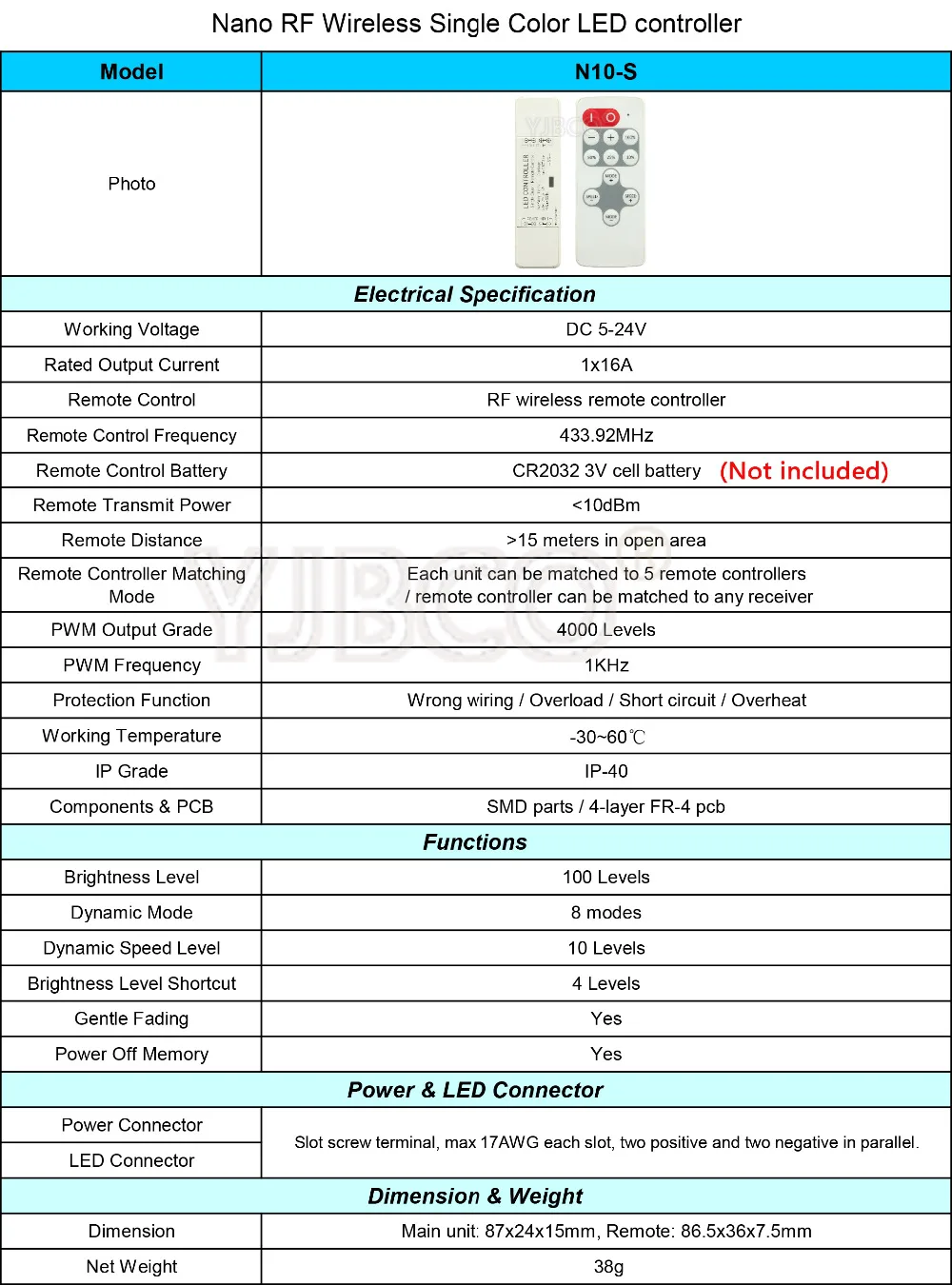Nano series spec20171108-1