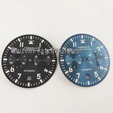 37 мм черный/синий мужской циферблат подходит для морской чайки St2532 move men t