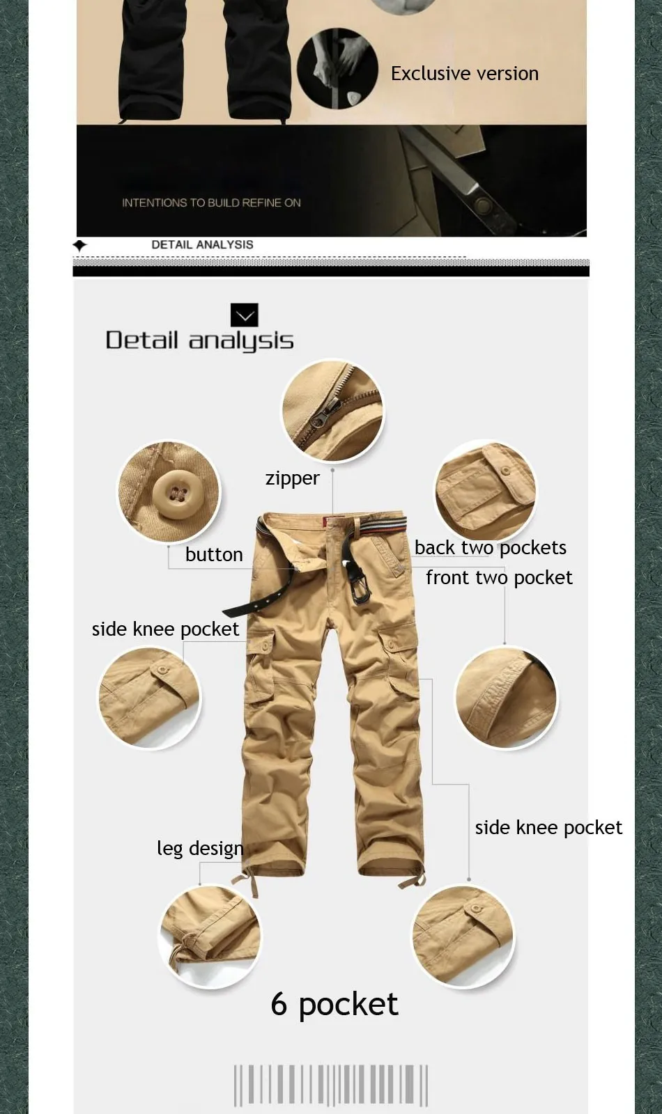 Осень Зима утолщенные прямые удобрения хлопок мульти-карман брюки карго мужские тактические военные брюки размера плюс 30-44