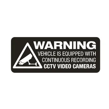 

10x4cmWARNING RECORDING CCTV ON BOARD Dashcam Security Car,Van,Window Decal Sticker car Sticker da4-0053