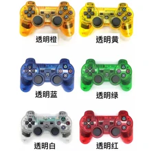 Для sony PS3 прозрачный беспроводной контроллер Bluetooth геймпад для playstation 3 PS3 прозрачный джойстик