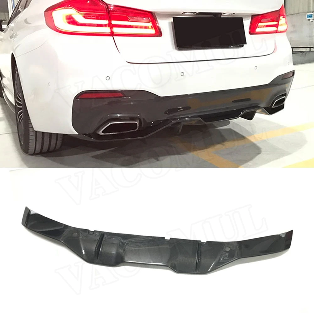 Задний спойлер из углеродного волокна для диффузора губ 5 серий BMW G30 G31 G38 M Tech Sport