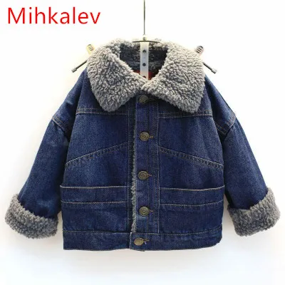 Mihkalev модная детская зимняя куртка для маленьких девочек и мальчиков плотные