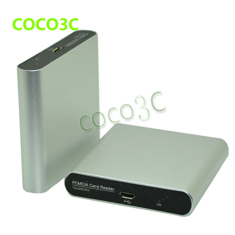 Free shipping USB 2.0 to 68pin PCMCIA slot adapter PC Card reader for