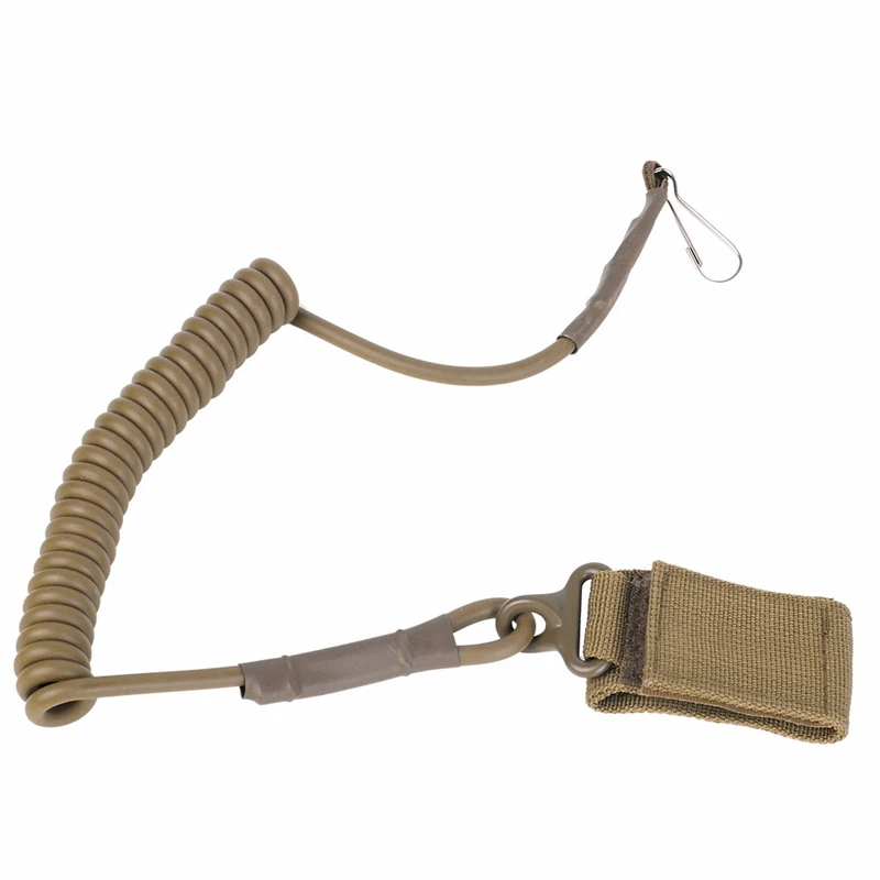 Pistol Lanyard Handheld Radio Retention Leash Law Enforcement Tactical Military