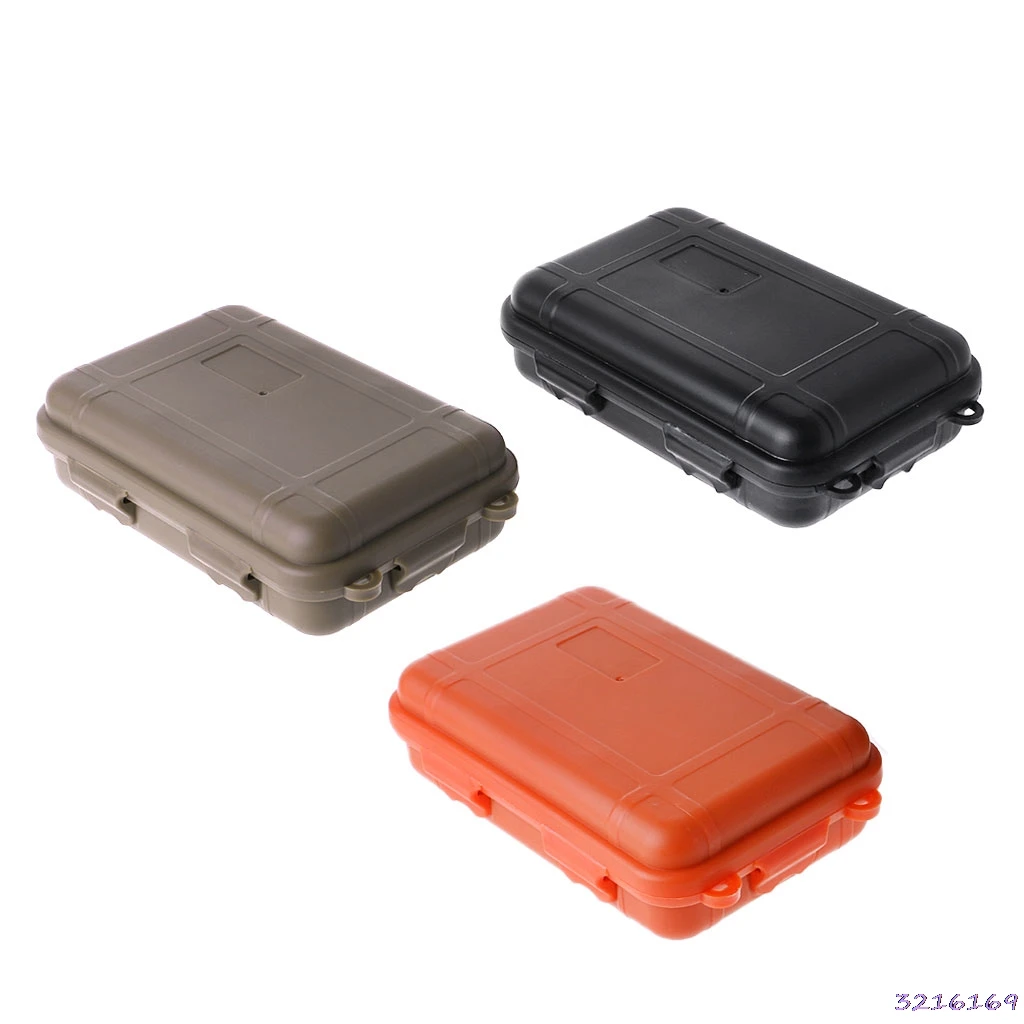 Outdoor Shockproof Waterproof Tool Box Airtight Case EDC Travel Sealed