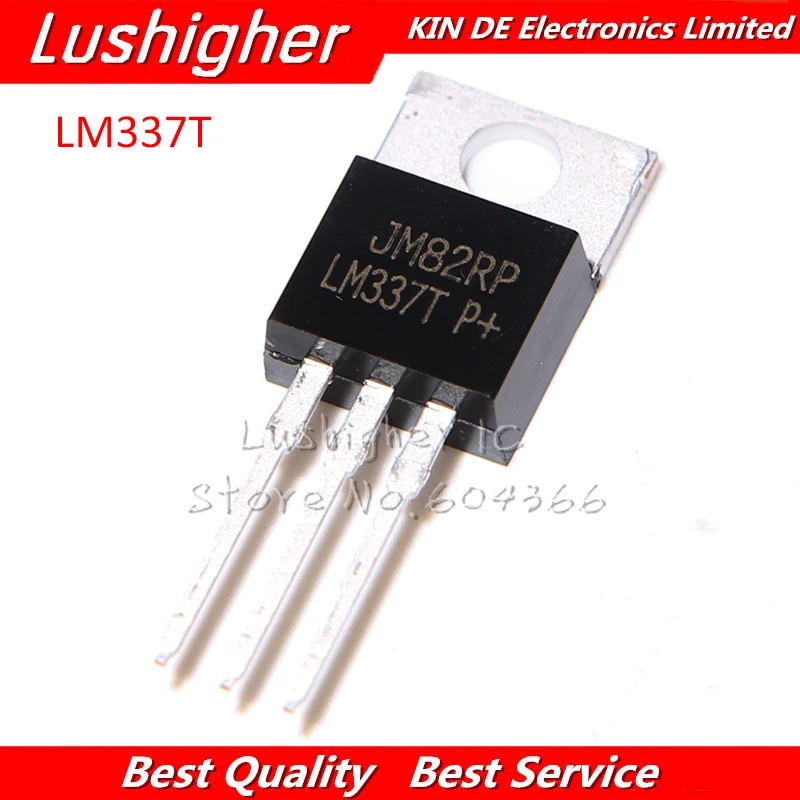 20 PCS LM337T TO-220 LM337 3-Terminal Adjustable Negative Regulators