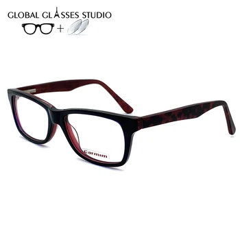 

Lady's Acetate Glasses Frame Eyewear Eyeglasses Reading Myopia Prescription Lens 1.56 Index A010