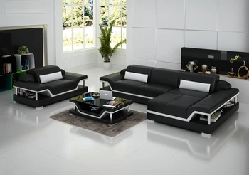 

Italian style modern sofa living room furniture leather sofa