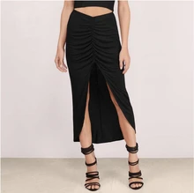 FFTAIQI new street fashion spring summer all mtach woman skirt casual drape asymmetrical hem loose slim women Mid-Calf skirts