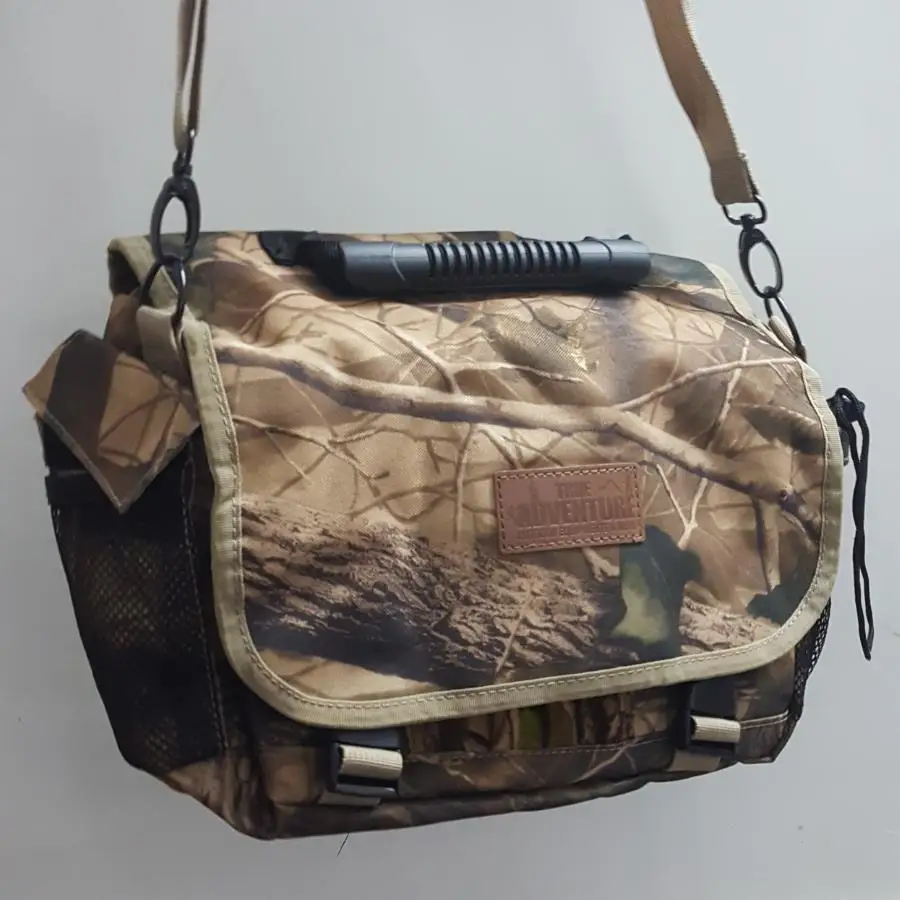 Branch camouflage Bag with bullets holes Outdoor Multi purpose Tactical