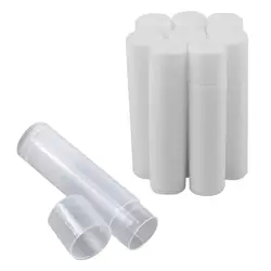 5 шт./лот/партия, пустые пластиковые прозрачные трубки для бальзама для губ