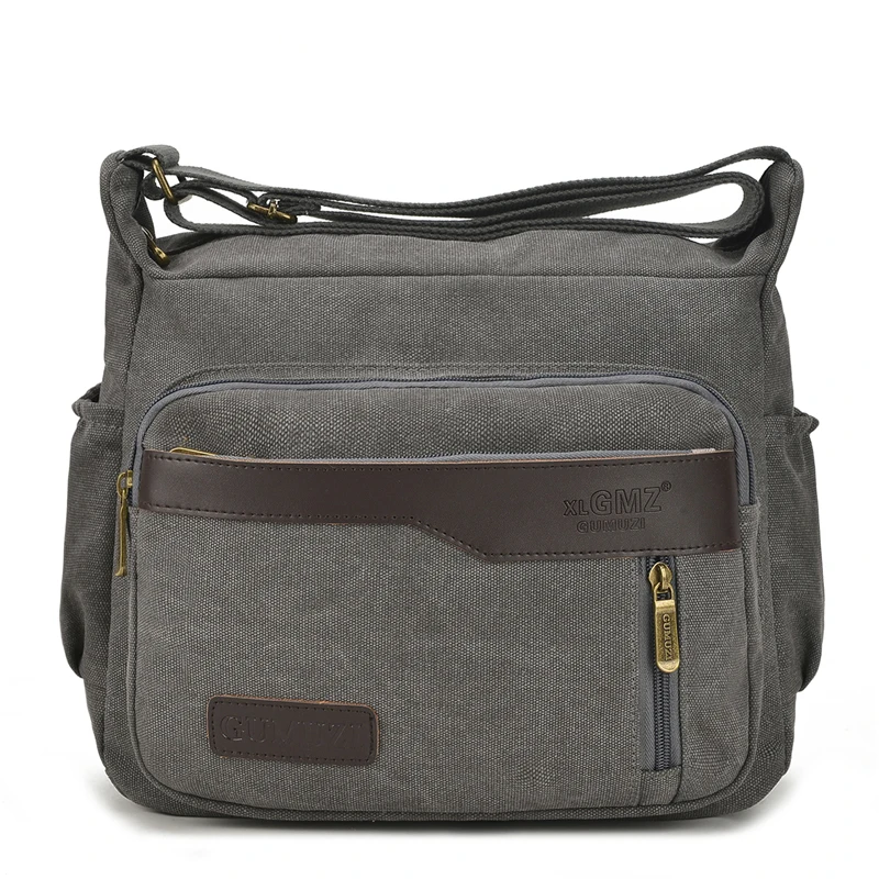 

2019 Men's cool travel shoulder bags Canvas fashion man messenger bags Male high quality Handbags Vintage bolsa feminina