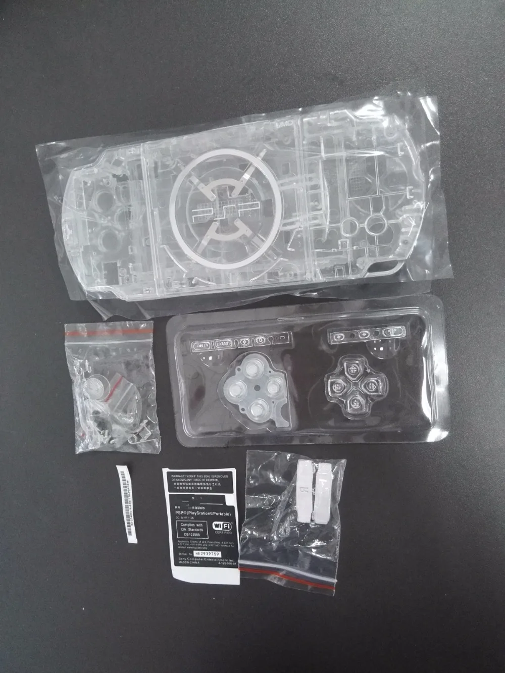 Clear-Crystal-Color-Full-set-Housing-Shell-Cover-Case-Replacement-for-PSP3000-PSP-3000-Game-Console